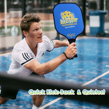 Load image into Gallery viewer, Pickleball Set | Pickleball Paddle | Best Pickleballs Driveway Games Pickleball Set | SX0004 Blue Wow Pickleball Paddle
