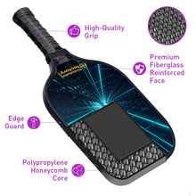 Carica l&#39;immagine nel visualizzatore di Gallery, Best Pickleball Paddles 2022 , PB00010 Optical Fiber Top Pickleball Players - Portable Pickleball Court Best Spin Pickleball Paddle
