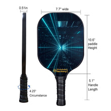 Charger l&#39;image dans la galerie, Best Pickleball Paddles 2022 , PB00010 Optical Fiber Top Pickleball Players - Portable Pickleball Court Best Spin Pickleball Paddle
