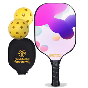 Pickleball Paddles Near Me , PB00011 Irregular Shape Pickleball Rackets For Sale - Glow In The Dark Pickleball