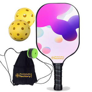 Pickleball Paddles Near Me , PB00011 Irregular Shape Pickleball Rackets For Sale - Glow In The Dark Pickleball