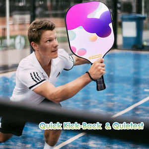 Pickleball Paddles Near Me , PB00011 Irregular Shape Pickleball Rackets For Sale - Glow In The Dark Pickleball