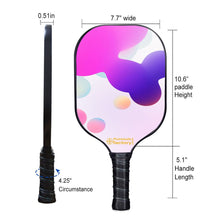 Carica l&#39;immagine nel visualizzatore di Gallery, Pickleball Paddles Near Me , PB00011 Irregular Shape Pickleball Rackets For Sale - Glow In The Dark Pickleball
