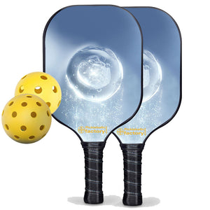 Pickleball Paddle Set, PB00012 Crystal Clear Pickleball Paddles , Best Pickleball Set For Beginners