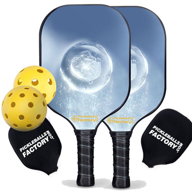 Pickleball Paddle Set, PB00012 Crystal Clear Pickleball Paddles , Best Pickleball Set For Beginners