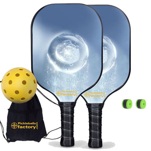 Pickleball Paddle Set, PB00012 Crystal Clear Pickleball Paddles , Best Pickleball Set For Beginners