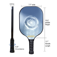 Carica l&#39;immagine nel visualizzatore di Gallery, Pickleball Paddles , PB00012 Crystal Clear Tennis And Pickleball - Best Pickleball Paddles For Advanced Players
