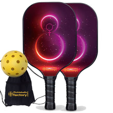 Load image into Gallery viewer, Best Pickleball Set, PB00016 The Girl Custom Pickleball Paddle , Pickleball Court Set Up
