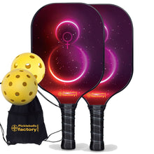 Load image into Gallery viewer, Best Pickleball Set, PB00016 The Girl Custom Pickleball Paddle , Pickleball Court Set Up
