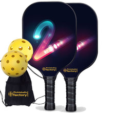 Cargar imagen en el visor de la galería, Pickleball Paddle Set, PB00017 Tow Pro Pickleball Paddle , Best Pickleball Starter Set
