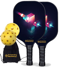 Load image into Gallery viewer, Pickleball Starter Set, PB00018 One  Pickleball Paddles For Sale , Pickleball Set For Driveway
