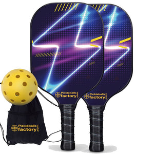 Pickleball Starter Set, PB00022 Lightning Pickleball Paddles Near Me , Graphite Pickleball Set