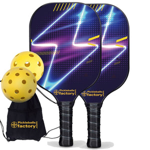 Pickleball Starter Set, PB00022 Lightning Pickleball Paddles Near Me , Graphite Pickleball Set