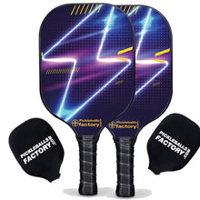 Cargar imagen en el visor de la galería, Pickleball Starter Set, PB00022 Lightning Pickleball Paddles Near Me , Graphite Pickleball Set
