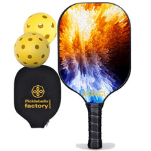 Load image into Gallery viewer, Pickleball Paddles , PB00023 Cubes Playing Pickleball On Tennis Court - Best Budget Pickleball Paddle
