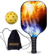 Load image into Gallery viewer, Pickleball Paddles , PB00023 Cubes Playing Pickleball On Tennis Court - Best Budget Pickleball Paddle
