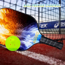 Load image into Gallery viewer, Pickleball Paddles , PB00023 Cubes Playing Pickleball On Tennis Court - Best Budget Pickleball Paddle
