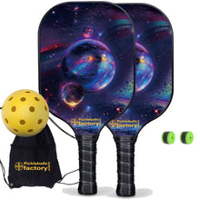 Carica l&#39;immagine nel visualizzatore di Gallery, Pickleball Set, PB00024 Planet Pickleballtournament Paddle , Best Pickleball Sets 2022
