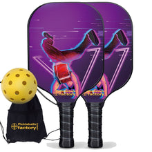 Charger l&#39;image dans la galerie, Best Pickleball Set, PB00025 Hip-Hop Artists Pickleball Rackets , Pickleball Court Set
