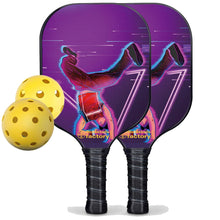 Carica l&#39;immagine nel visualizzatore di Gallery, Best Pickleball Set, PB00025 Hip-Hop Artists Pickleball Rackets , Pickleball Court Set
