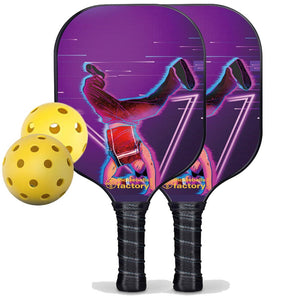 Best Pickleball Set, PB00025 Hip-Hop Artists Pickleball Rackets , Pickleball Court Set