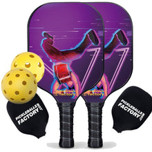 Carica l&#39;immagine nel visualizzatore di Gallery, Best Pickleball Set, PB00025 Hip-Hop Artists Pickleball Rackets , Pickleball Court Set
