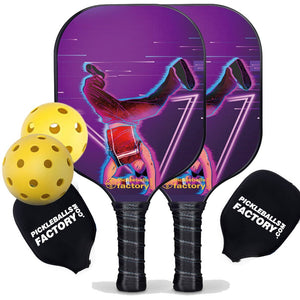 Best Pickleball Set, PB00025 Hip-Hop Artists Pickleball Rackets , Pickleball Court Set