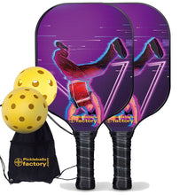 Carica l&#39;immagine nel visualizzatore di Gallery, Best Pickleball Set, PB00025 Hip-Hop Artists Pickleball Rackets , Pickleball Court Set
