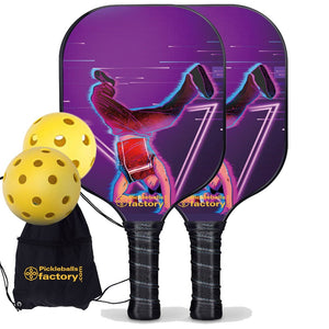 Best Pickleball Set, PB00025 Hip-Hop Artists Pickleball Rackets , Pickleball Court Set