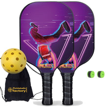 Charger l&#39;image dans la galerie, Best Pickleball Set, PB00025 Hip-Hop Artists Pickleball Rackets , Pickleball Court Set
