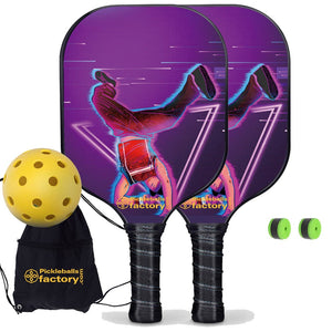 Best Pickleball Set, PB00025 Hip-Hop Artists Pickleball Rackets , Pickleball Court Set