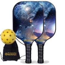 Charger l&#39;image dans la galerie, Pickleball Paddle Set, PB00026 The Milky Way Best Pickleball Paddle , Beginner Pickleball Set
