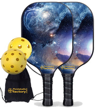 Cargar imagen en el visor de la galería, Pickleball Paddle Set, PB00026 The Milky Way Best Pickleball Paddle , Beginner Pickleball Set
