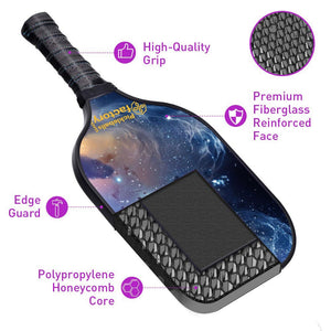 Best Pickleball Paddle , PB00026 The Milky Way Most Expensive Pickleball Paddle - Best Indoor Pickleball Balls