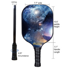 Carica l&#39;immagine nel visualizzatore di Gallery, Best Pickleball Paddle , PB00026 The Milky Way Most Expensive Pickleball Paddle - Best Indoor Pickleball Balls
