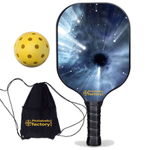 Carica l&#39;immagine nel visualizzatore di Gallery, Custom Pickleball Paddle , PB00027 Black Hole Pickle Paddle - Senior Pickleball Outdoor Pickleballs For Sale
