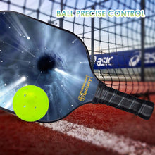 Cargar imagen en el visor de la galería, Pickleball Starter Set, PB00027 Black Hole Custom Pickleball Paddle , Pickleball Net Set Up
