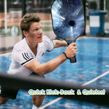 Cargar imagen en el visor de la galería, Pickleball Starter Set, PB00027 Black Hole Custom Pickleball Paddle , Pickleball Net Set Up
