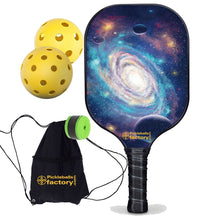 Carica l&#39;immagine nel visualizzatore di Gallery, Pickleball Paddles For Sale , PB00029 Spiral Galaxy  Carbon Fiber Pickleball Paddle - Sports At The Beach Pickleball
