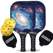 Cargar imagen en el visor de la galería, Best Pickleball Set, PB00029 Spiral Galaxy  Pickleball Paddles For Sale , Graphite Pickleball Paddle Set
