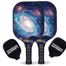 Carica l&#39;immagine nel visualizzatore di Gallery, Best Pickleball Set, PB00029 Spiral Galaxy  Pickleball Paddles For Sale , Graphite Pickleball Paddle Set
