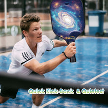 Carica l&#39;immagine nel visualizzatore di Gallery, Pickleball Paddles For Sale , PB00029 Spiral Galaxy  Carbon Fiber Pickleball Paddle - Sports At The Beach Pickleball
