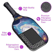 Load image into Gallery viewer, Best Pickleball Set, PB00029 Spiral Galaxy  Pickleball Paddles For Sale , Graphite Pickleball Paddle Set
