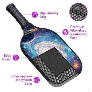 Pickleball Paddles For Sale , PB00029 Spiral Galaxy  Carbon Fiber Pickleball Paddle - Sports At The Beach Pickleball