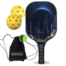 Load image into Gallery viewer, Pickleball Equipment , PB00030 Lunar Eclipse Graphite Pickleball Paddles - Pro Pickleball Players Best Pickleball Balls 2022
