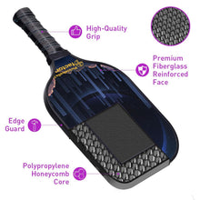 Load image into Gallery viewer, Pickleball Equipment , PB00030 Lunar Eclipse Graphite Pickleball Paddles - Pro Pickleball Players Best Pickleball Balls 2022
