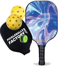 Load image into Gallery viewer, Usapa Pickleball Paddles , PB00031 Blue Ripples Pickleball Rackets Near Me - Professional Pickleball Players Pickleball Spin
