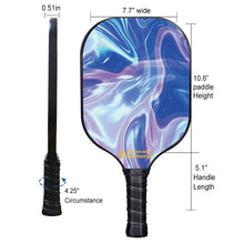 Carica l&#39;immagine nel visualizzatore di Gallery, Pickleball Starter Set, PB00031 Blue Ripples Usapa Pickleball Paddles , Best Driveway Pickleball Set
