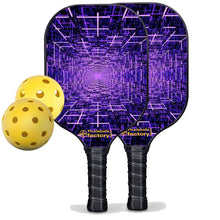 Cargar imagen en el visor de la galería, Best Pickleball Set, PB00034 Data Grid Pickleball Paddles , Pickleball Paddle And Ball Set
