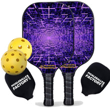 Cargar imagen en el visor de la galería, Best Pickleball Set, PB00034 Data Grid Pickleball Paddles , Pickleball Paddle And Ball Set
